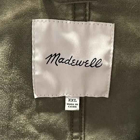 Madewell Utility Jacket in Olive Green - Picture 2 of 11